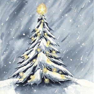 Beautiful Christmas Tree Greeting Card - Image 4