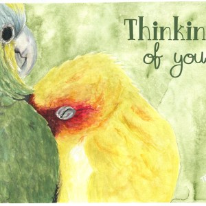 A Shoulder to Lean On Greeting Card