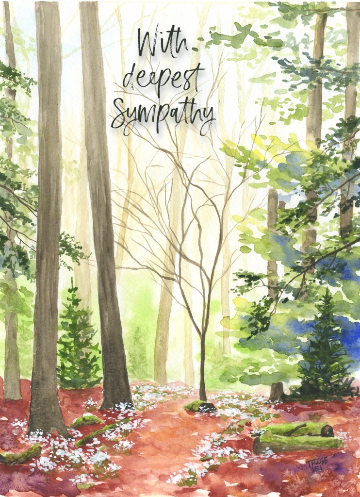 Beauty in Tragedy Greeting Card