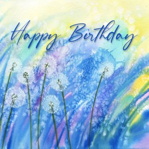 Dandelions in Color Greeting Card - Image 4