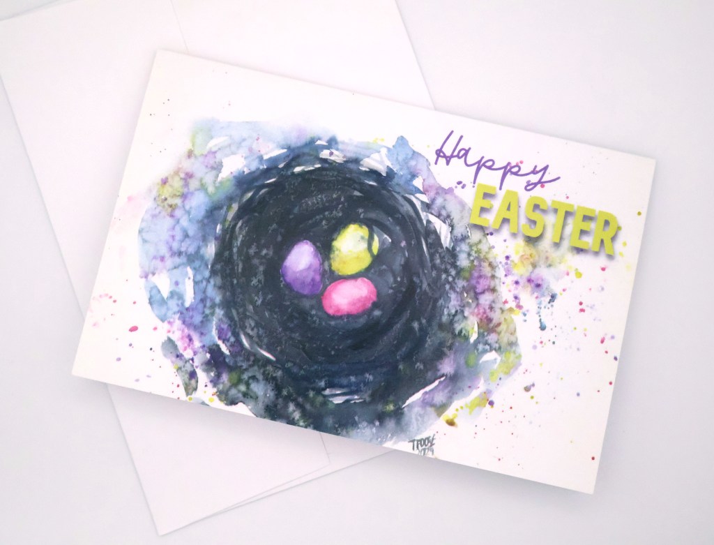 Easter Egg Nest 3 Greeting Card