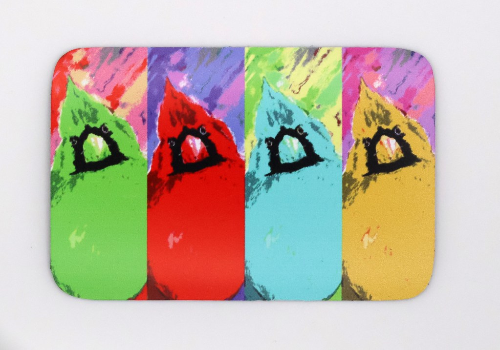 Cardinals Pop Art Magnet