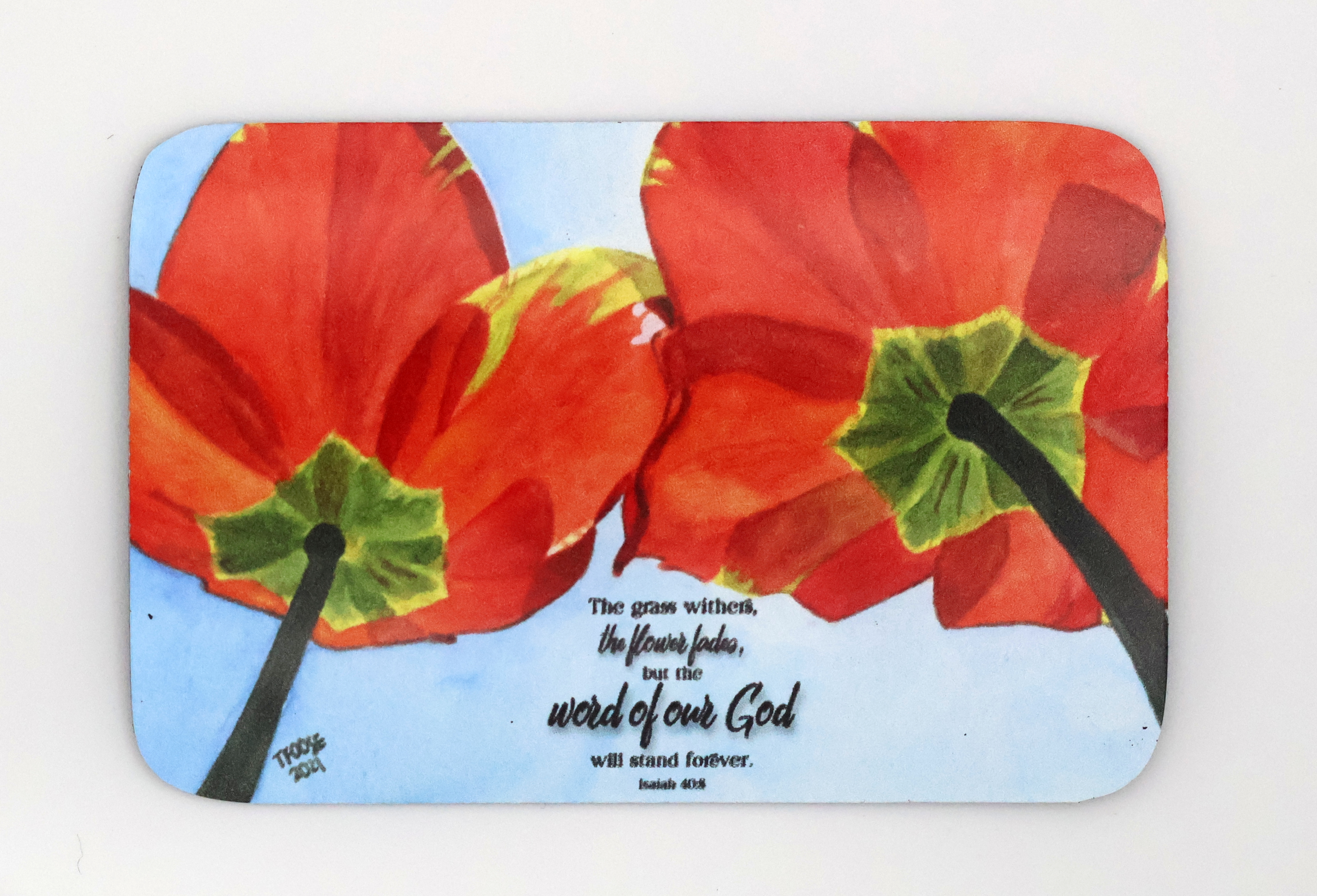 Tulips - Word of our God Magnet - Image 1