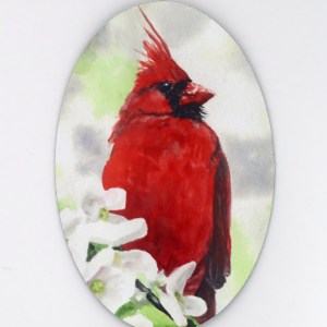 Red Cardinal Magnet