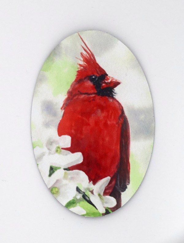 Red Cardinal Magnet