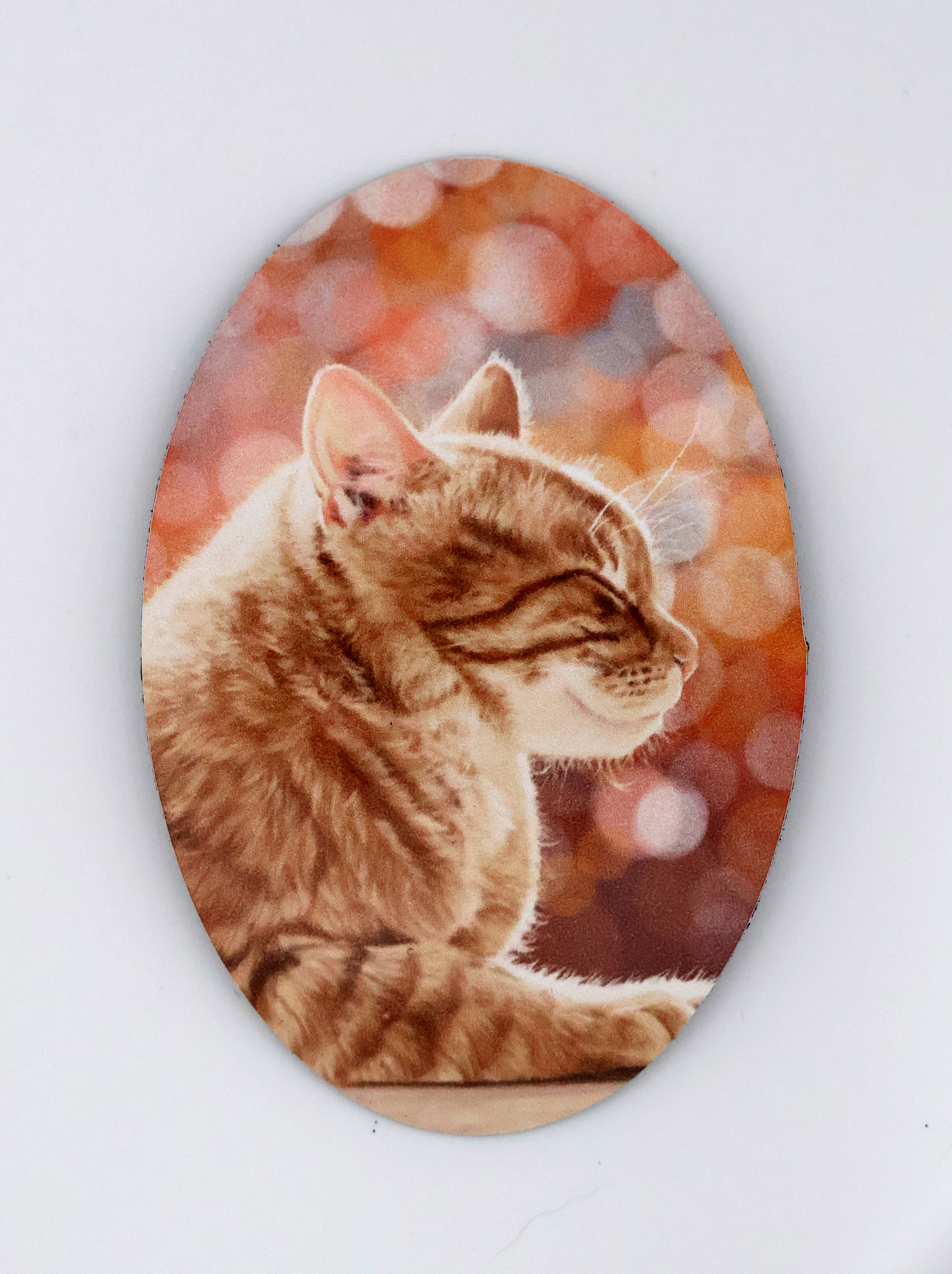 Orange Tabby Cat Magnet - Image 1