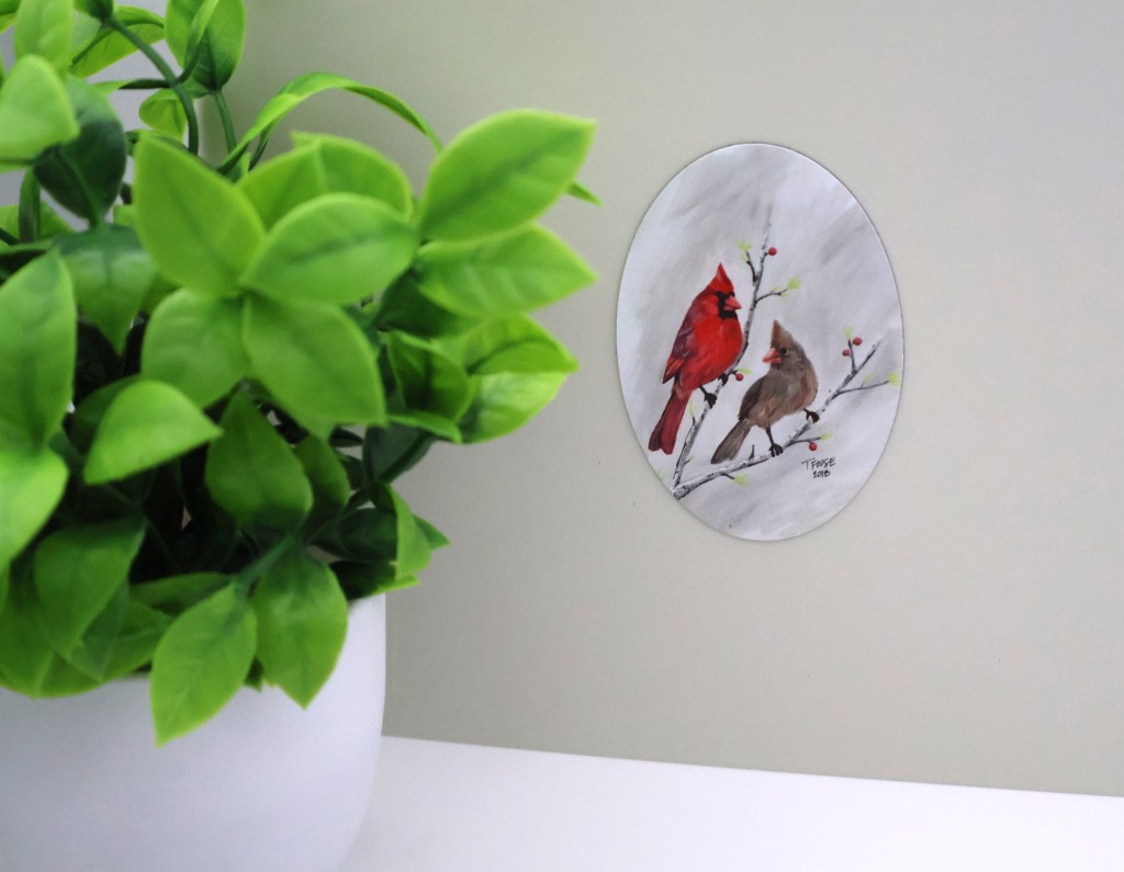 Cardinal Mates Magnet