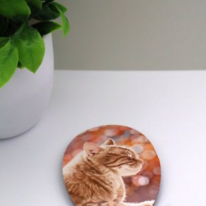 Orange Tabby Cat Magnet - Image 2