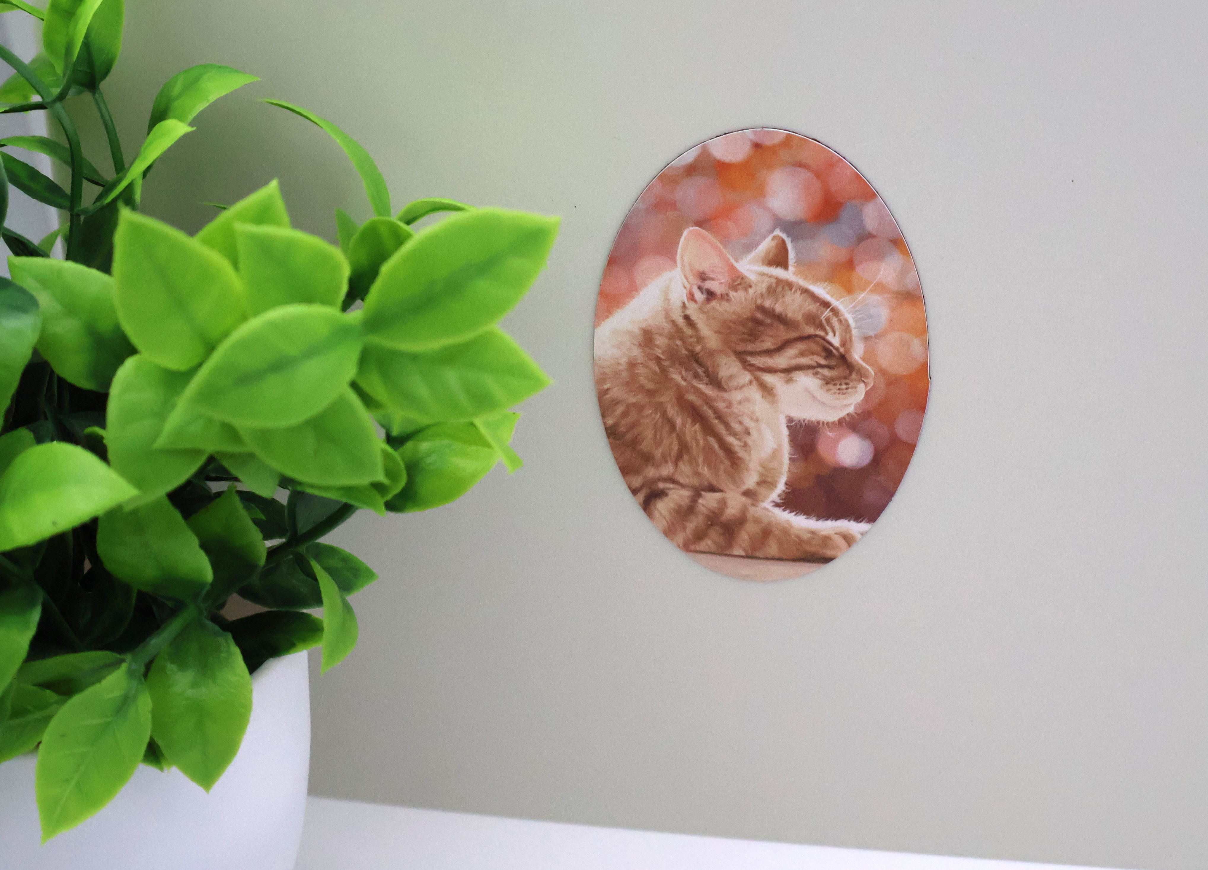Orange Tabby Cat Magnet - Image 3