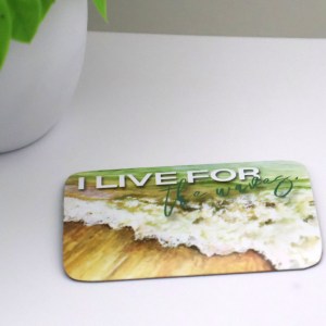 I Live for the Waves Magnet - Image 3