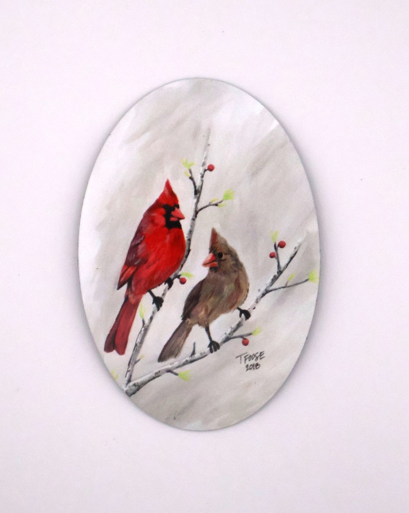 Cardinal Mates Magnet