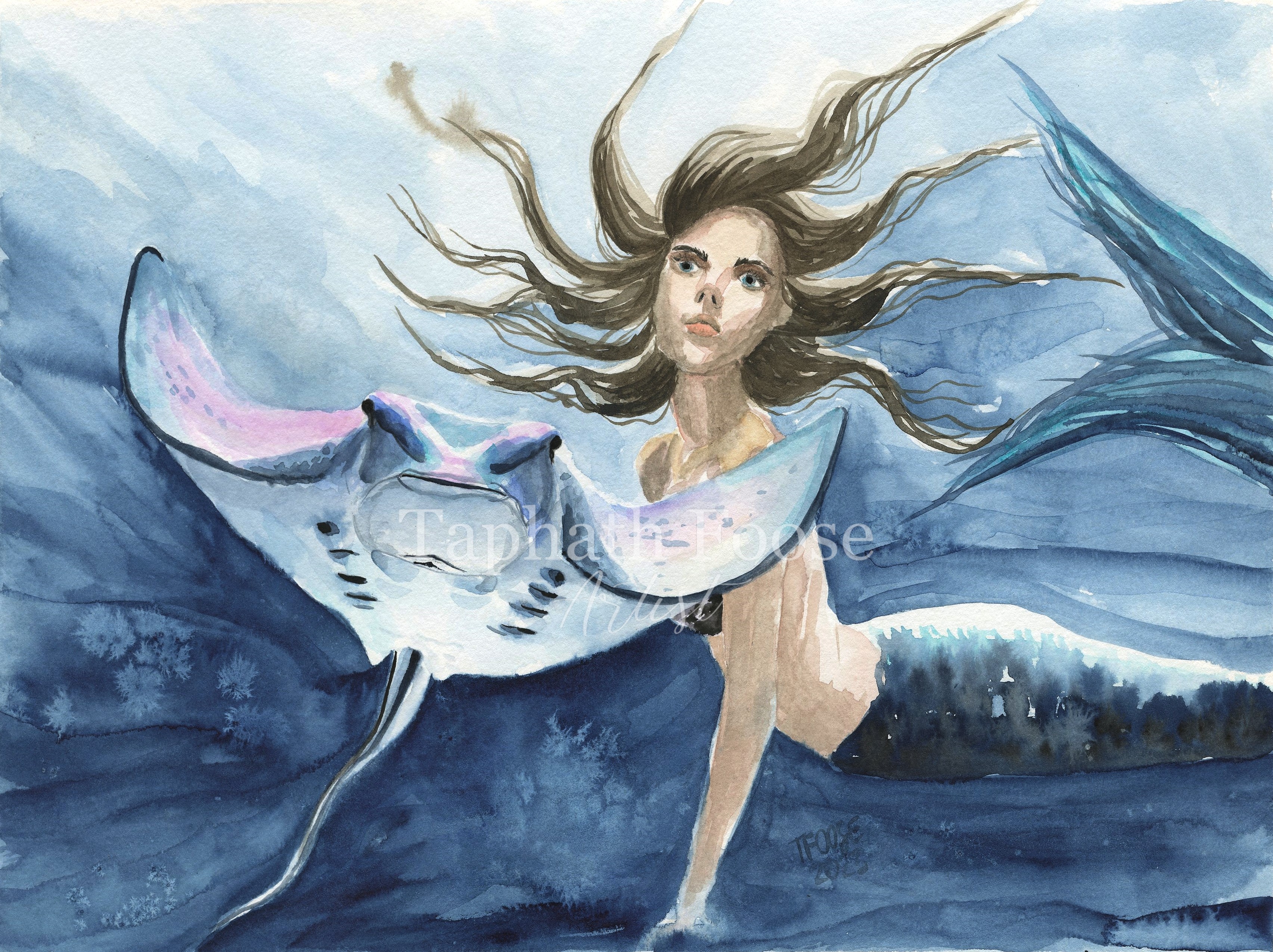 Mermaid and Stingray - Image 1