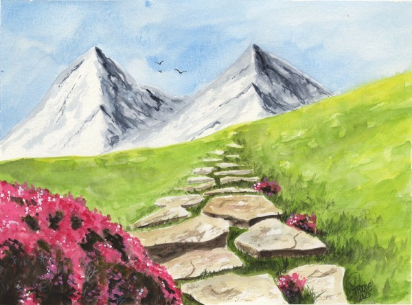 Stone Path to the Mountains