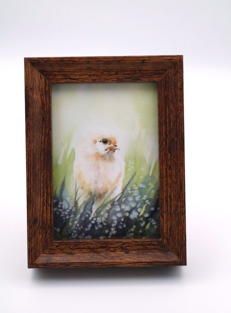 Chick in the Grass Mini Print