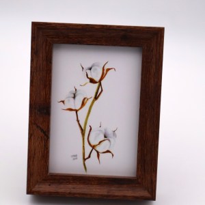 Cotton Plant Mini Print - Image 1