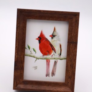Cardinal Pair Mini Print - Image 1