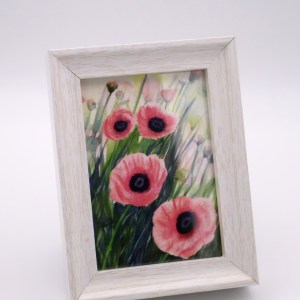 Exuberant Pink Poppies Mini Print - Image 1