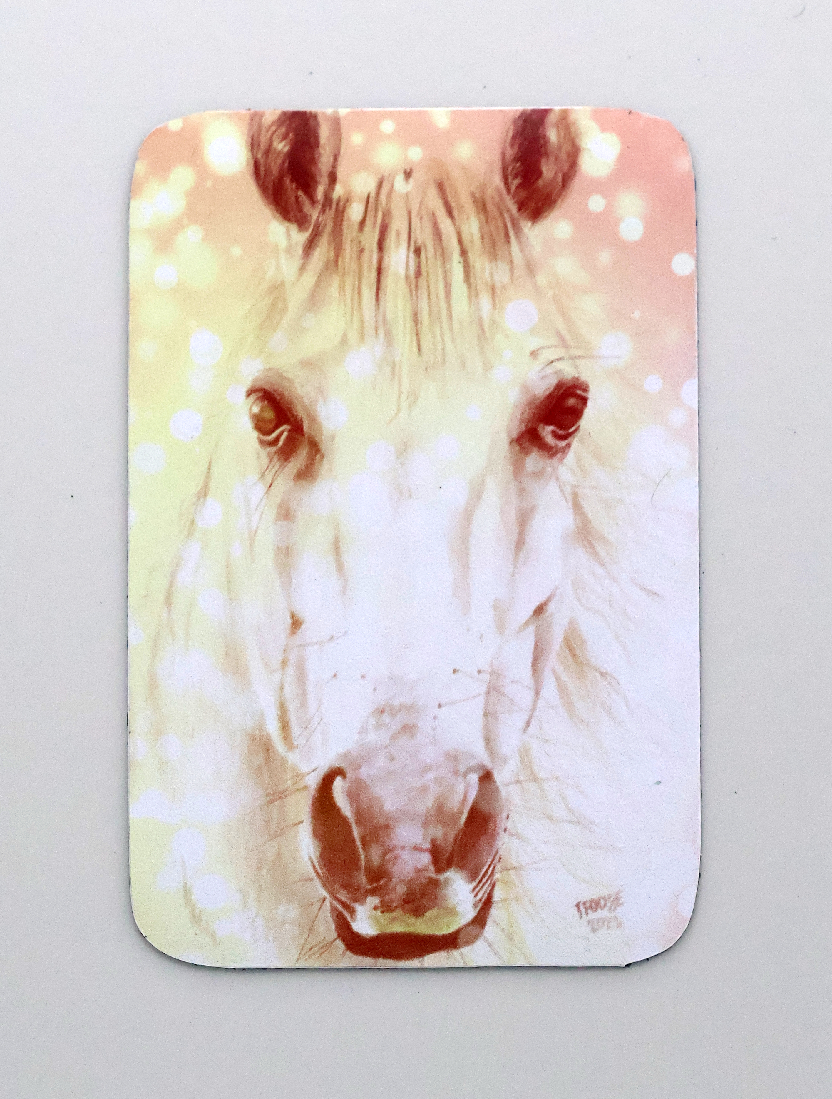 Horse with Bokeh Magnet - Image 1