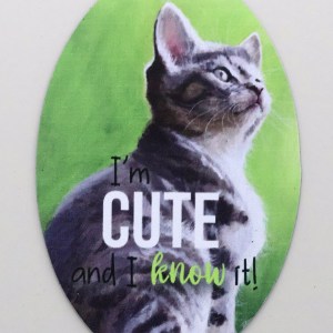I'm Cute and I Know It Magnet