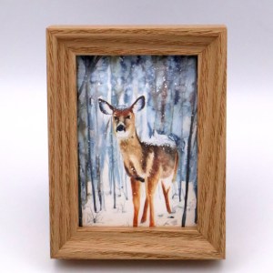Snow, Oh Deer Mini Print - Image 1