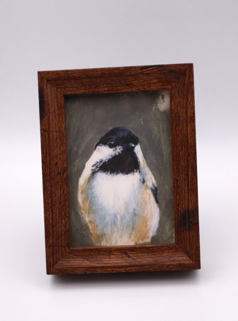 Chickadee Front Profile 2 Mini Print