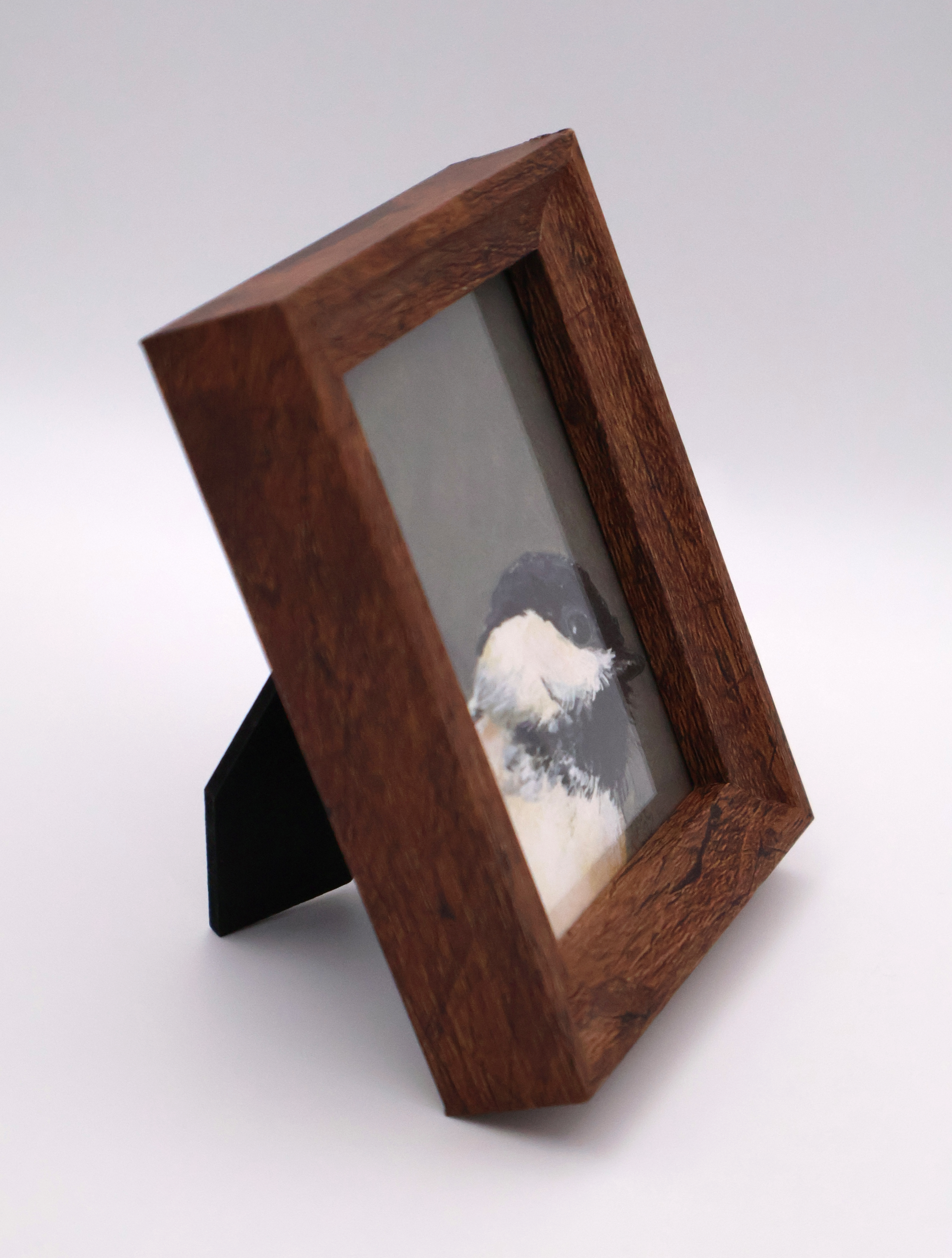 Chickadee Side Profile 4 Mini Print - Image 2