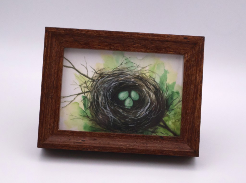 Bird Nest Among the Leaves Mini Print