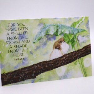 Shelter in the Storm Greeting Card - Image 1