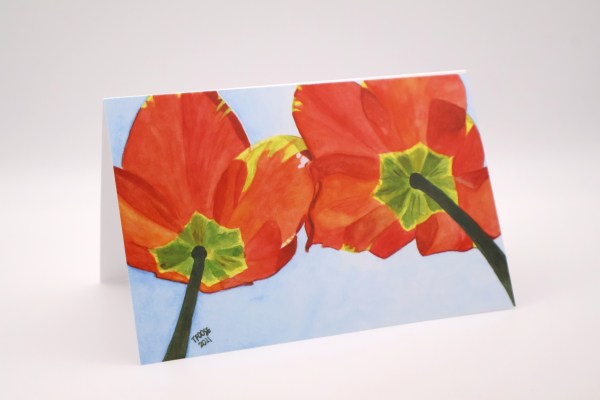 Standing Together - Tulips Greeting Card
