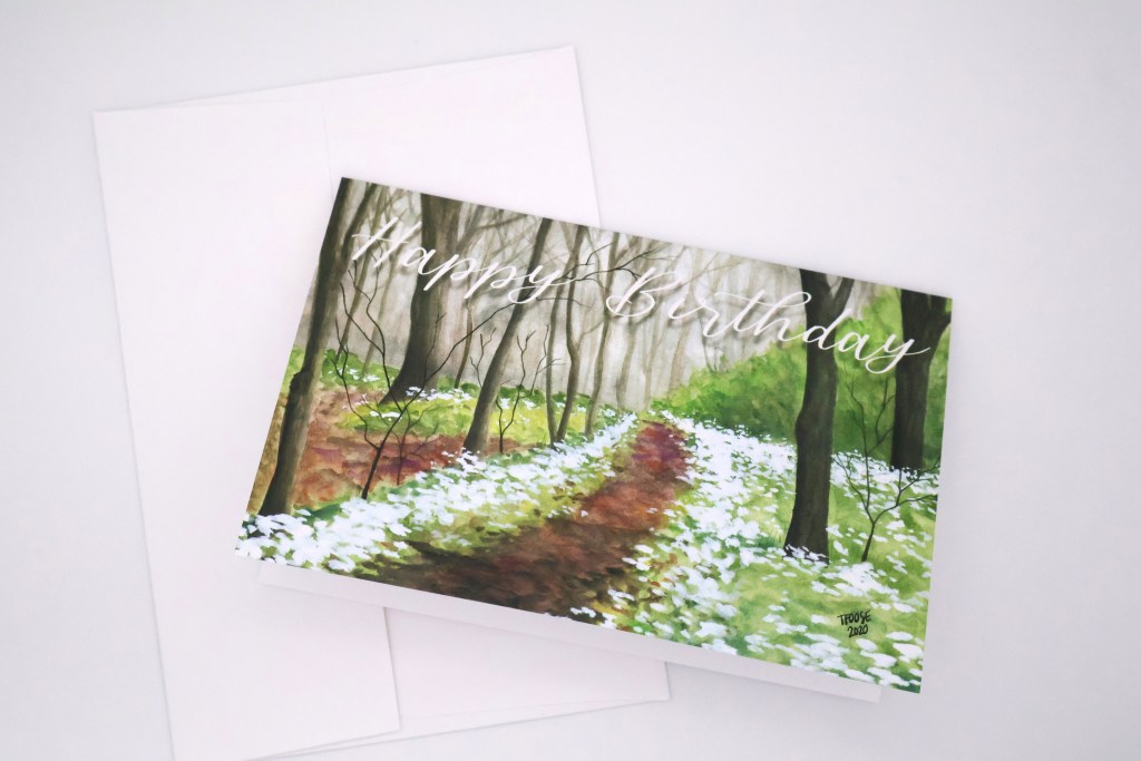 Springtime in the Woods Greeting Card