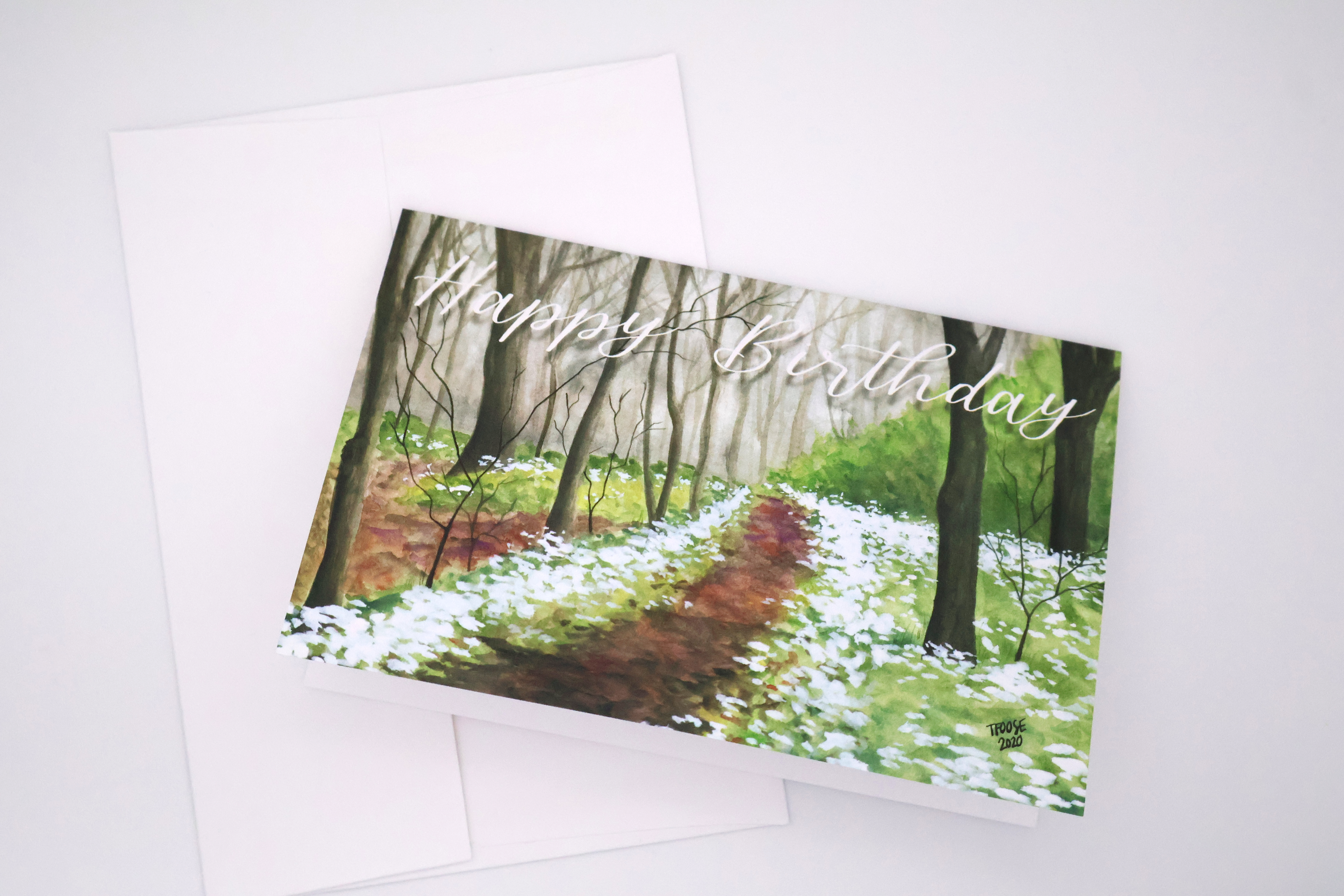 Springtime in the Woods Greeting Card - Image 2