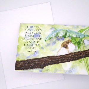 Shelter in the Storm Greeting Card - Image 2