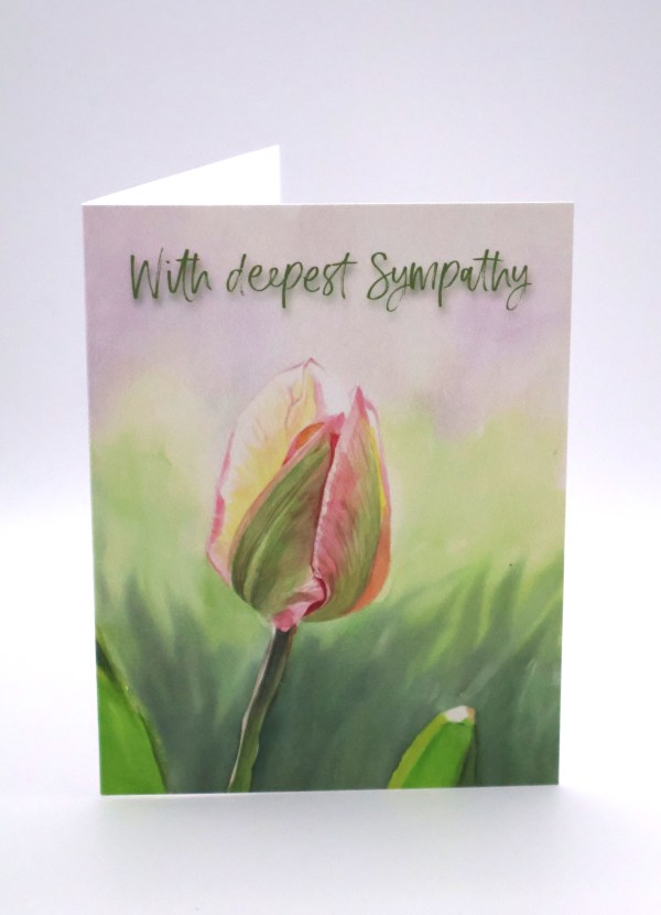 Easter Tulip Greeting Card