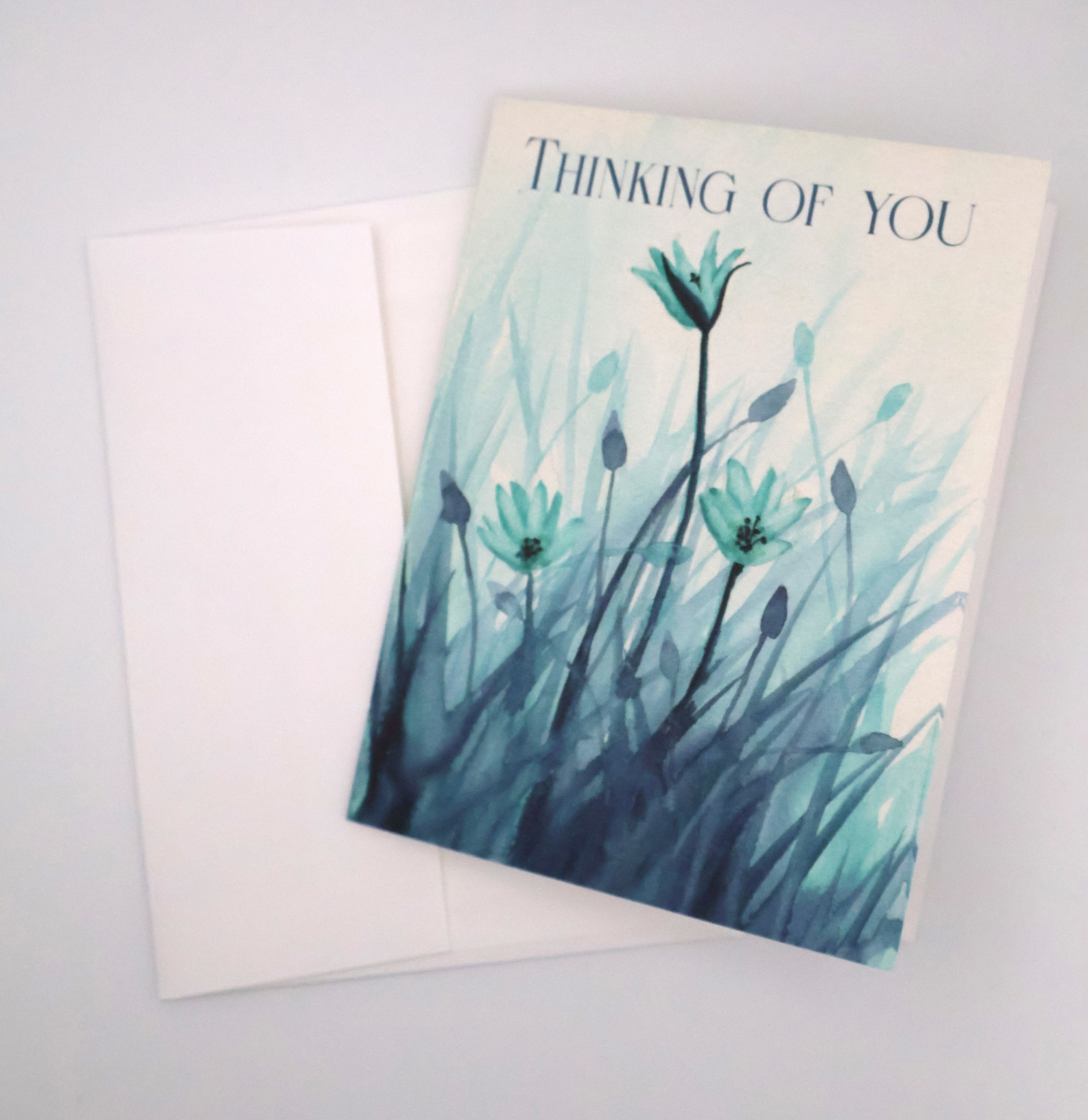 All in Blue Greeting Card - Image 4