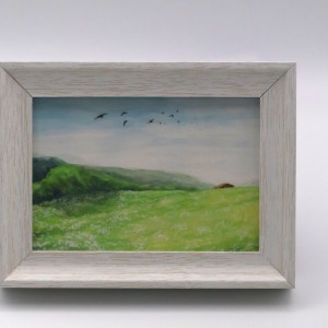 Field of Wildflowers in England Mini Print