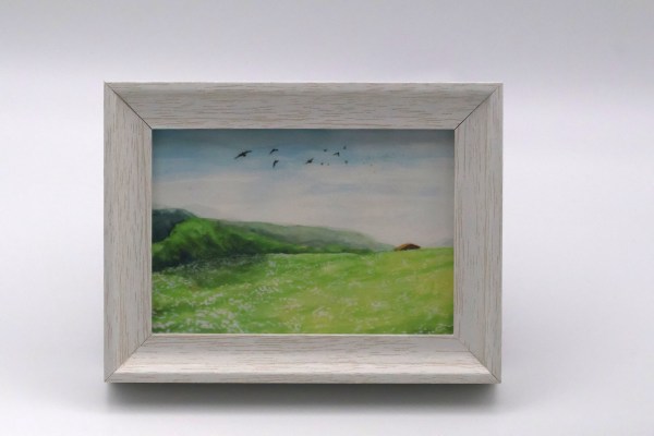 Field of Wildflowers in England Mini Print