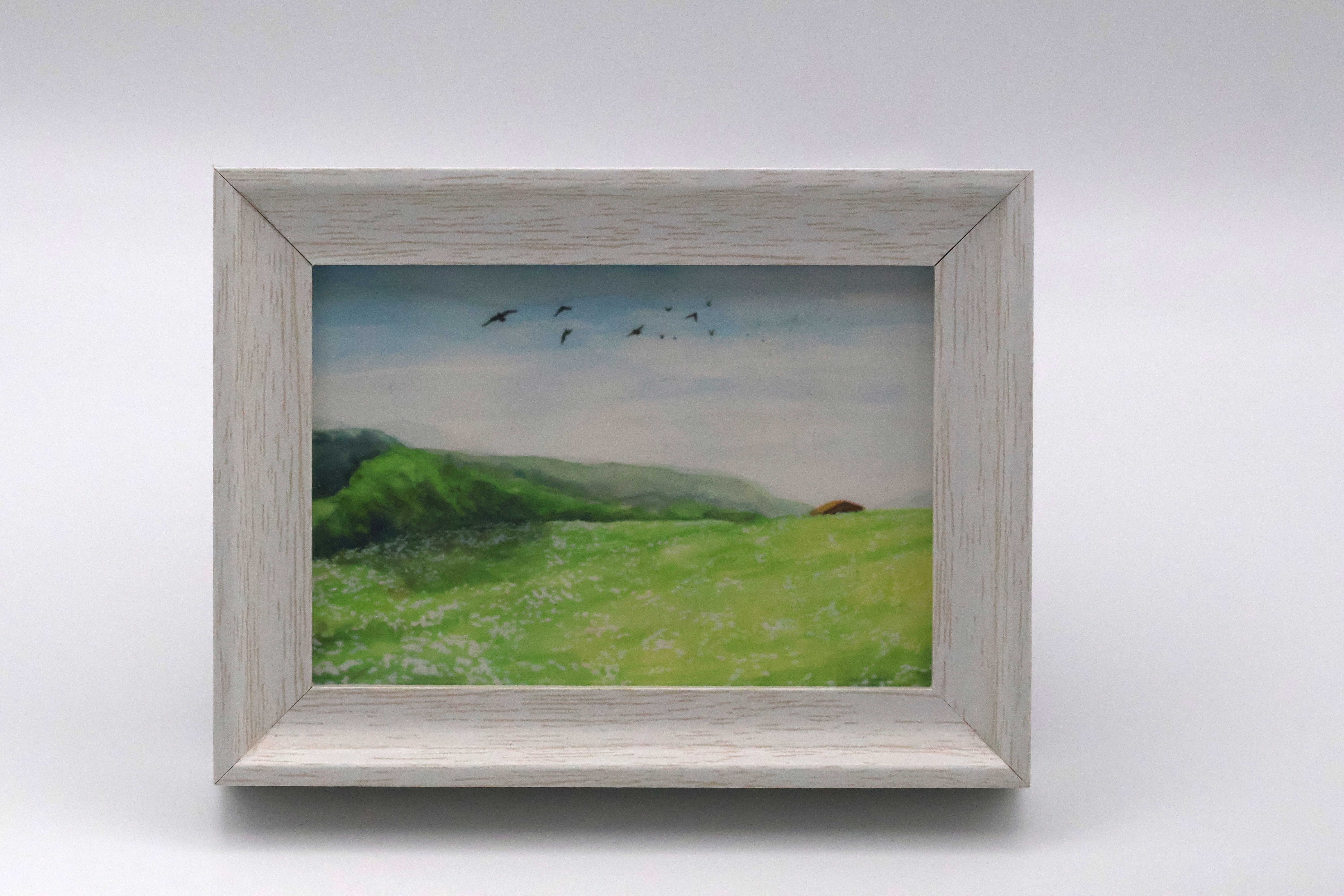 Field of Wildflowers in England Mini Print - Image 1