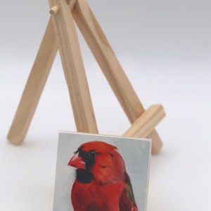 Cardinal and Berries Mini Print - Image 3