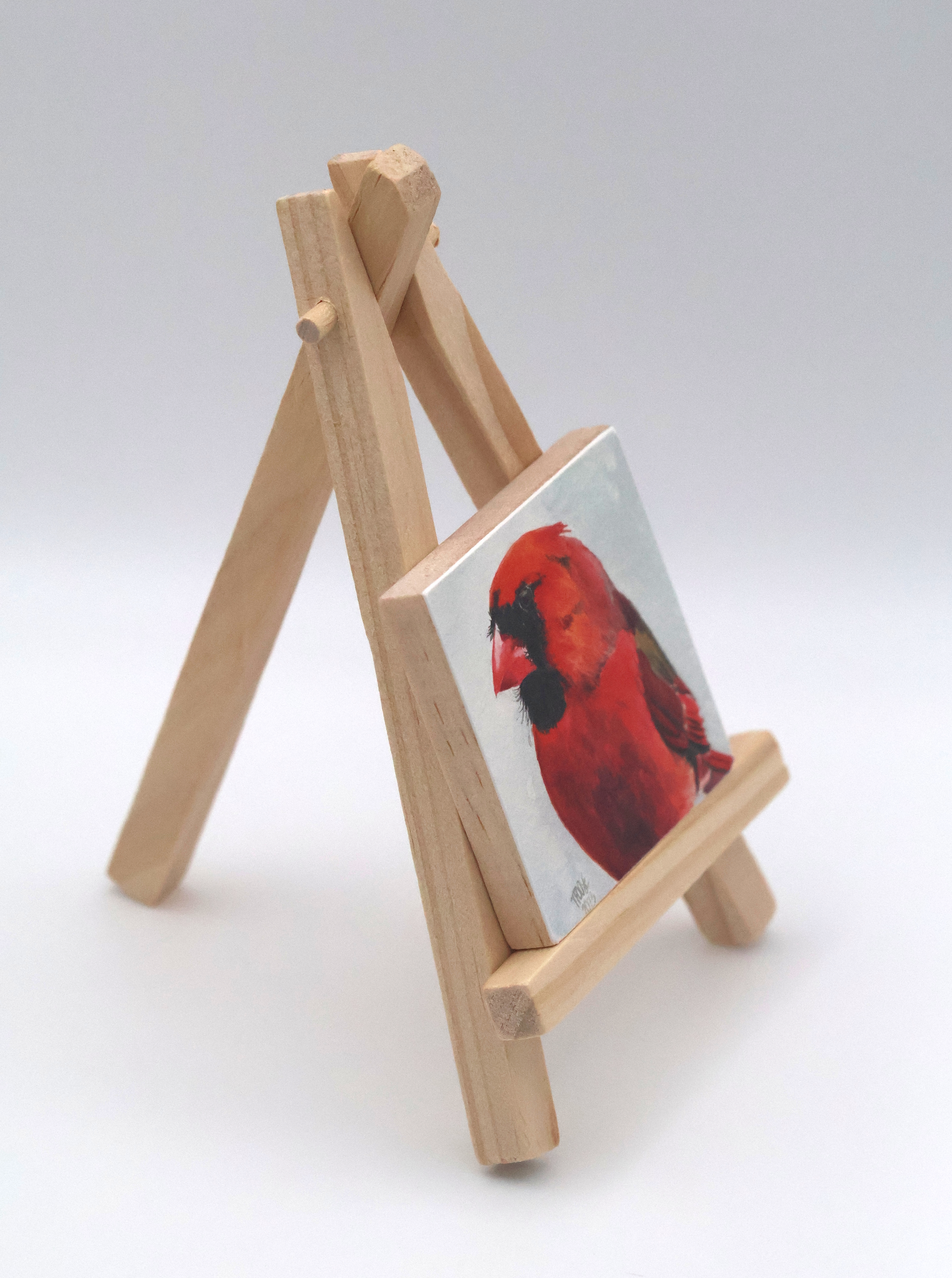 Cardinal and Berries Mini Print - Image 2