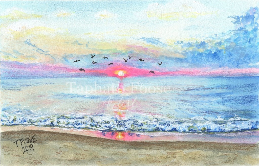 Nags Head Sunrise With Pastel