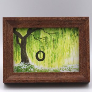 Tire Swing Under Weeping Willow Mini Print