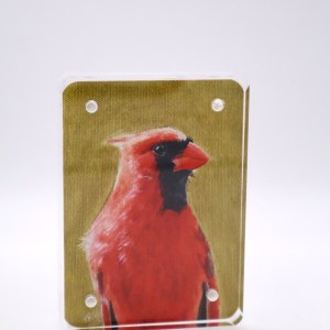 Cardinal in Gold Mini Print - Image 1