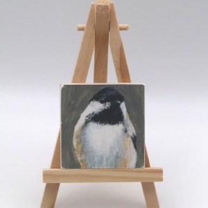 Chickadee Front Profile Mini Print - Image 1