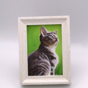 Kitten in the Green Light Mini Print - Image 1