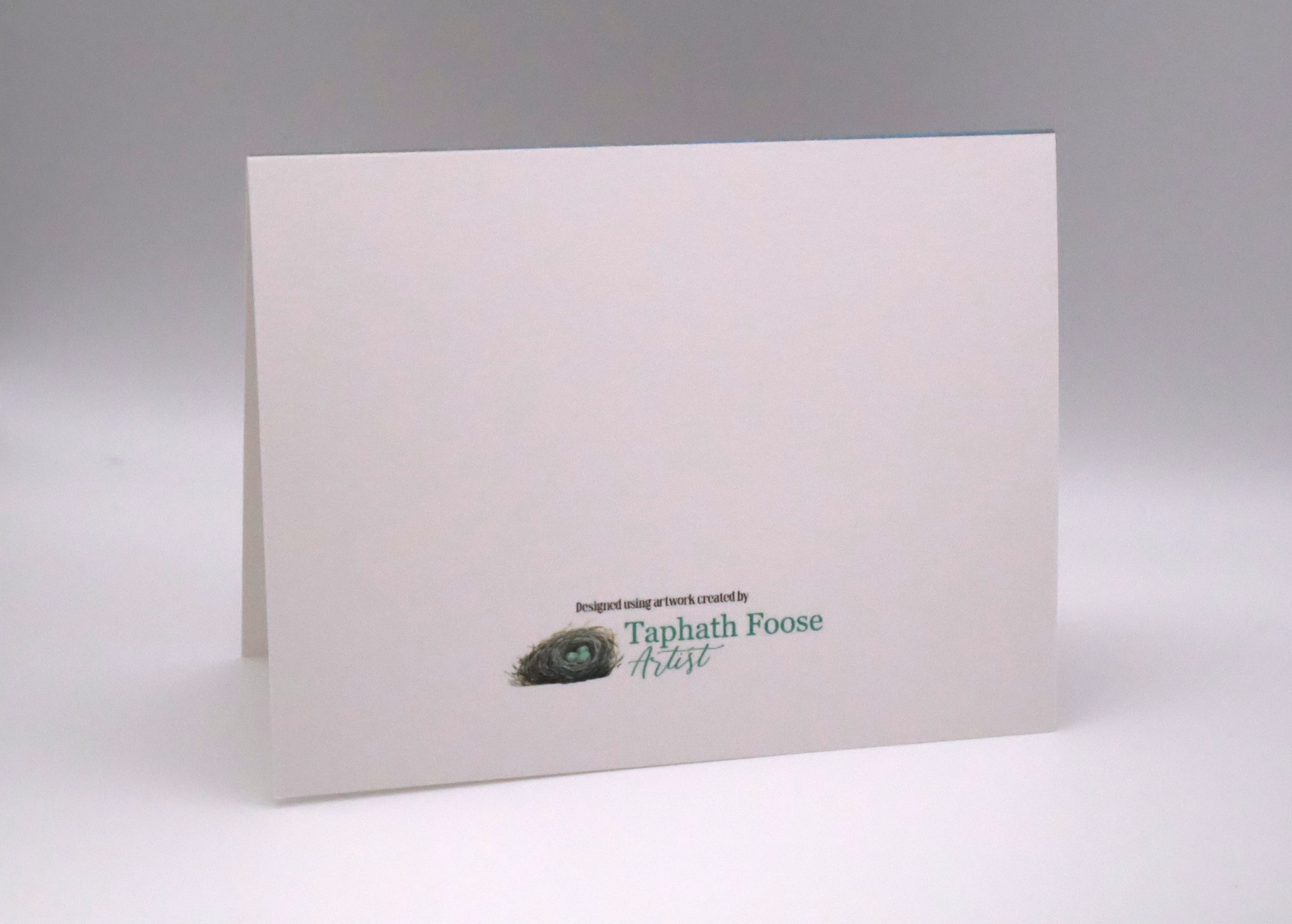 Mountain Lake with Pastel Greeting Card - Image 4