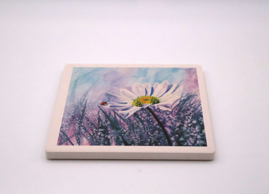 Ladybug on a Flower Coaster