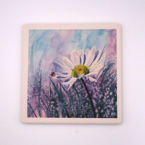 Ladybug on a Flower Coaster - Image 1