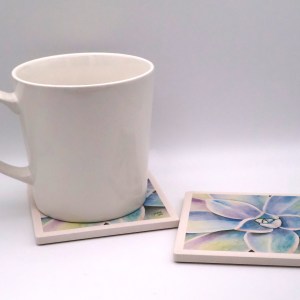 Graptoveria Succulent Coaster - Image 3