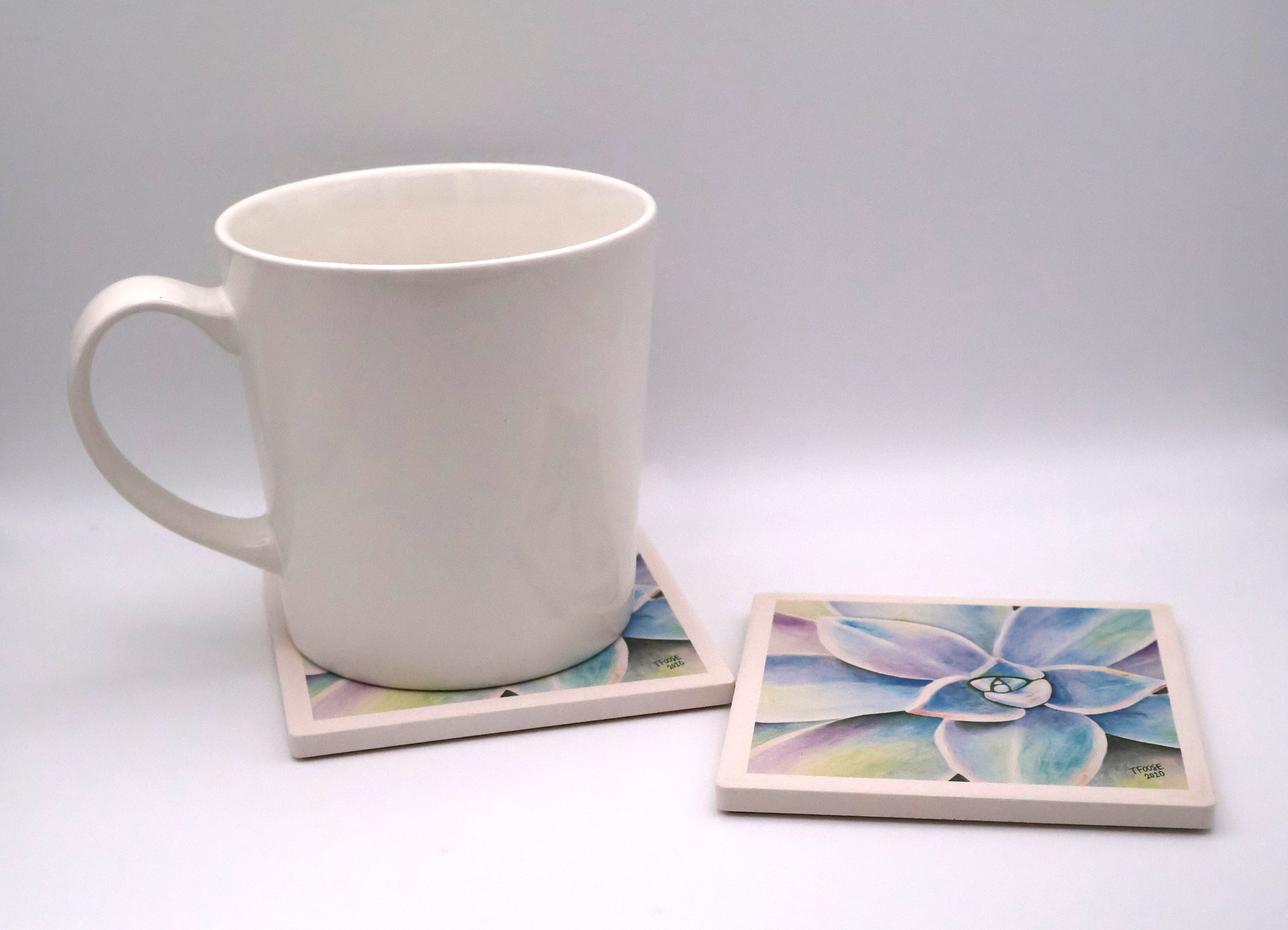 Graptoveria Succulent Coaster - Image 3