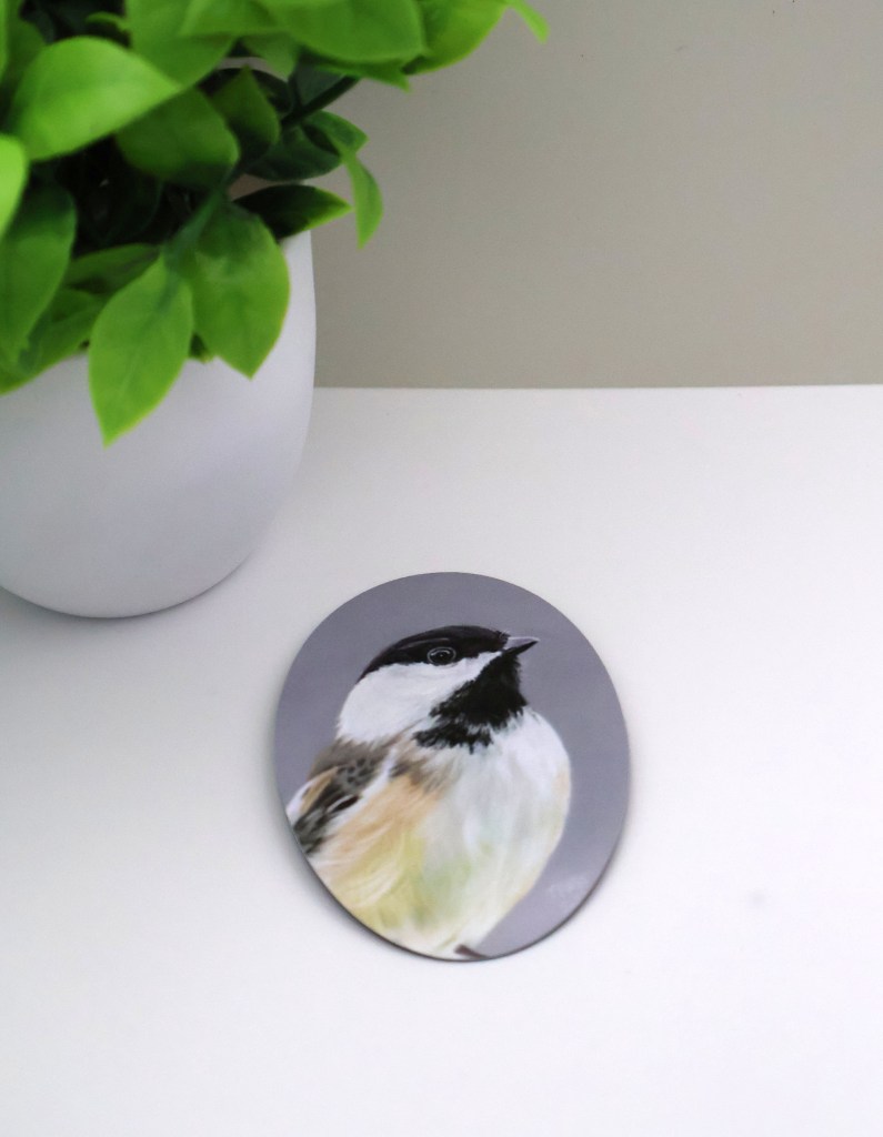 Cool Chickadee Magnet